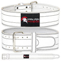Genuine Leather Weightlifting Belt for Men Women - 4 Inch Support for Powerlifting & CrossFit
