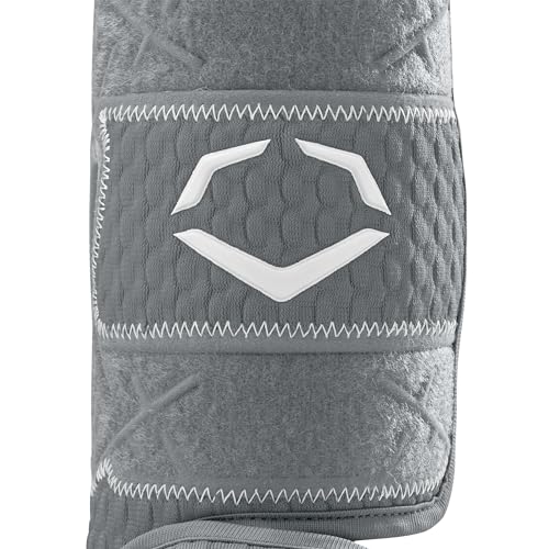 EvoShield Pro-SRZ 2.0 Batter's Leg Guard - Grey, Right Handed Hitter