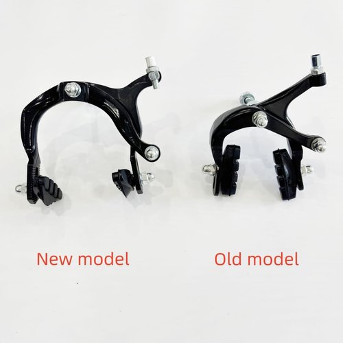 Bike Brake Calipers Set C Brake Caliper Rear & Front Brakes Kit Aluminum Alloy Side Pull Brake for MTB Mountain Bike, Road Bicycle (1 Pair) (Black)