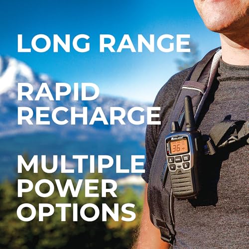 Walkie Talkie Two-Way Radio T77VP5 - Long Range, Privacy Codes, NOAA Weather