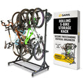 5-Bike Freestanding Bicycle Storage Rack for Garage and Home
