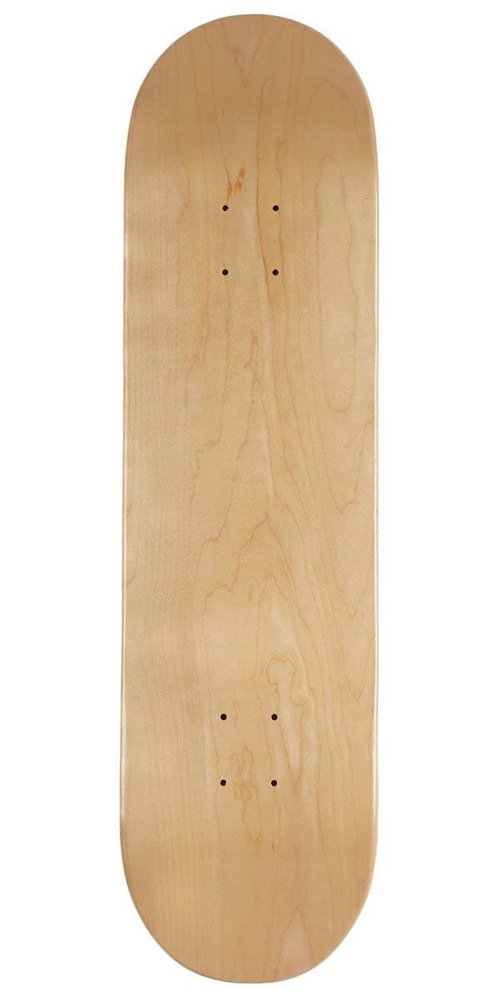 [CCS] Logo Skateboard Deck Natural Wood 7.00"