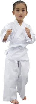 FLKKY Karate Uniform for Kids Adults Students with Belt Lightweight Student Karate Gi Sets Martial Arts Sports Karate suit-size3