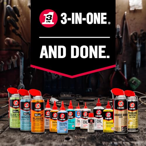 3-IN-ONE Lock Dry Lube Spray 2.5 OZ - 12-Pack for Locks & Keys