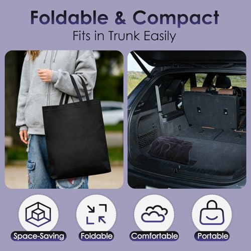 Inflatable Car Bed Mattress for SUV Sedan Truck & Minivan - Portable Travel Comfort Kit