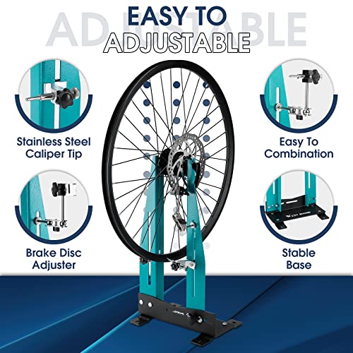Professional Bicycle Wheel Truing Stand for Rim Alignment & Brake Disc Check