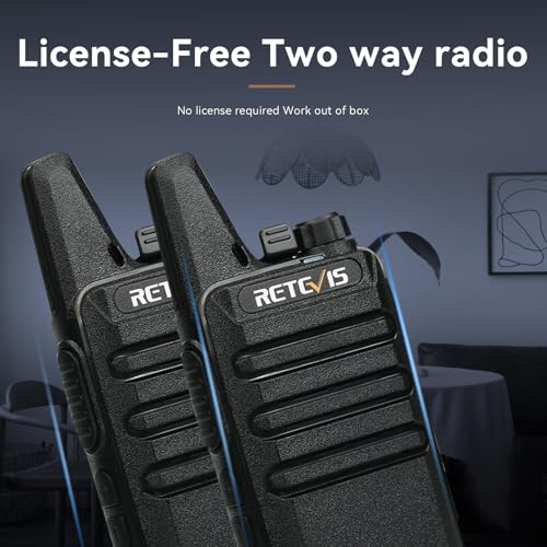 Retevis RT22 Business Walkie Talkies with USB Charger, 10 Pack Portable Two-Way Radios