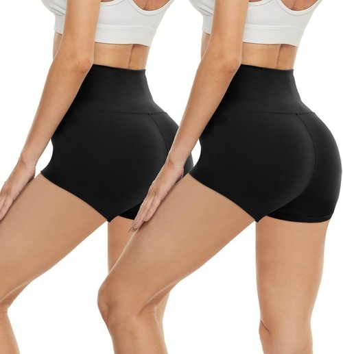 CAMPSNAIL Workout Biker Shorts for Women - High Waisted Tummy Control Spandex | 3"/5"/8" Sizes for Yoga & Dance