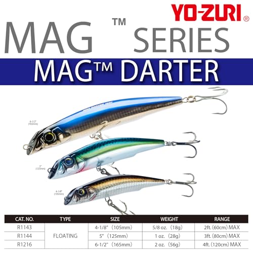 Duel Yo-Zuri R Mag Darter Fishing Lure - Bone / 5 Inch