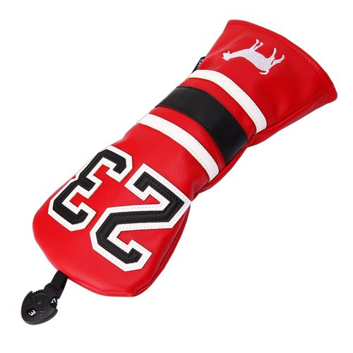 SHABIER Golf Sports Style Golf Wood Club Headcover Driver Cover for Taylormade M5 M6 Driver (Red 23 Fairway Cover)
