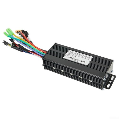 Ebike Controller JN Sine Wave Brushless Motor Controller 24V/36V/48V 30A 750W/1000W 3 Mode Aluminum For Electric Bike Or Scooter Motors For UART No.2 Protocol With Or Without Hall Sensor Black