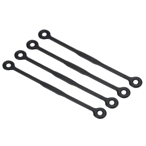 PATIKIL Tennis Dampener, 4 Pack Silicone Vibration Shock Absorber Racquet String Damping, Black