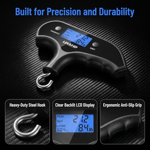 Digital Bow Scale 110lbs for Compound and Recurve Bows - Lightweight & Portable