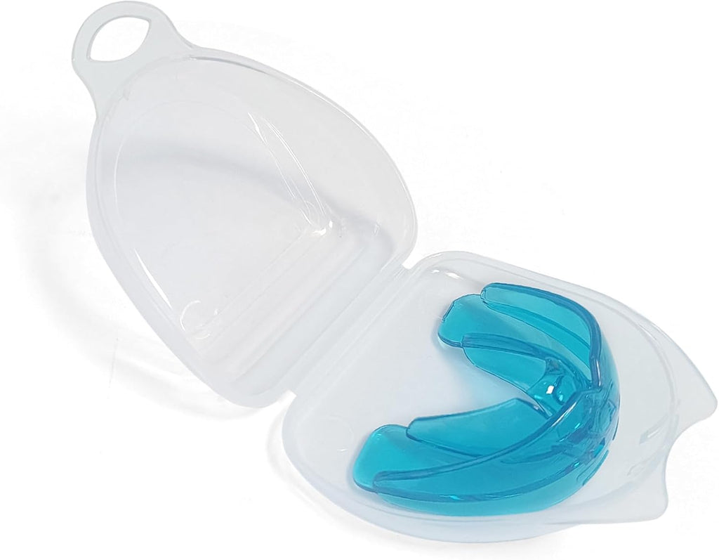 Skiennix Kids Mouth Guard - Durable Sports Braces for Football, MMA, Boxing & More | Blue with Case