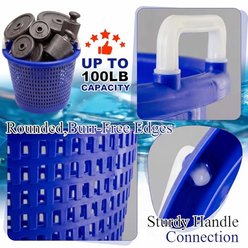 Heavy Duty Fish Basket 100 lb Capacity - Blue Camping & Outdoor Storage