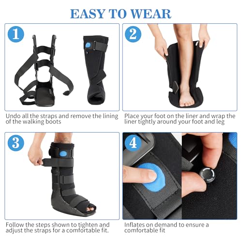 Medibot Tall Air Cam Walker Fracture Boot Large for Men & Women