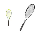 HEAD Tour Pro and Geo Speed Tennis Rackets Bundle - 2 Prestrung Racquets