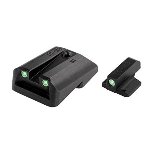 TRUGLO Tritium Handgun Glow-in-the-Dark Night Sights for 1911 Pistols, 260 Front, 450 Rear, Black, One Size