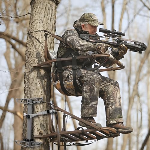 Aluminum Climbing Sticks for Hunting, Non-Slip Tree Stand Steps Set of 4