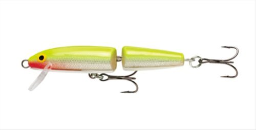 Rapala Jointed 11 Fishing lure, 4.375-Inch, Silver Fluorescent Chartreuse