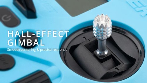 RadioMaster Pocket Crush ELRS Portable Remote Controller Hall Gimbal EdgeTX Built in LED Light Mode 2 (White)