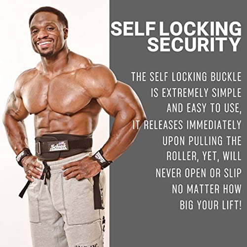 Schiek 2006 Nylon Weight Lifting Belt Black Medium - Heavy Support & Core Stability