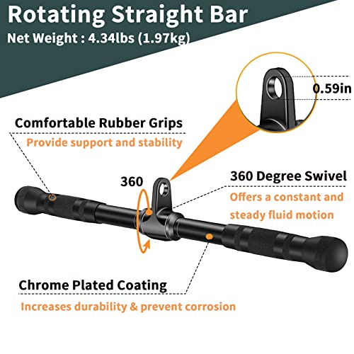 Gym Cable Machine Attachments Set for Resistance Training & Strength Building