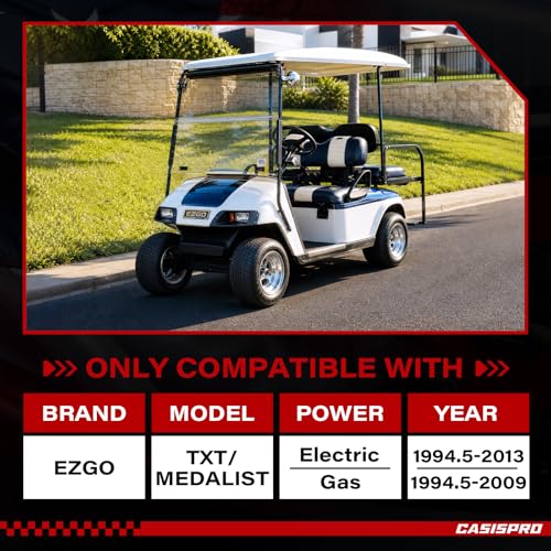 Golf Cart Rear 4-Leaf Spring Kit for EZGO TXT/Medalist 1994-2013 Heavy Duty Suspension