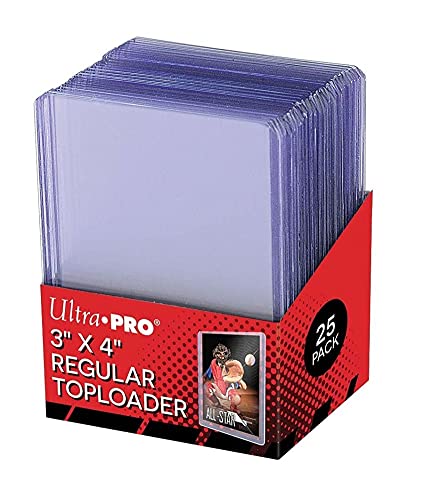 Ultra Pro 3x4 Toploader Card Sleeves Case - 1000 Pack for Collectibles