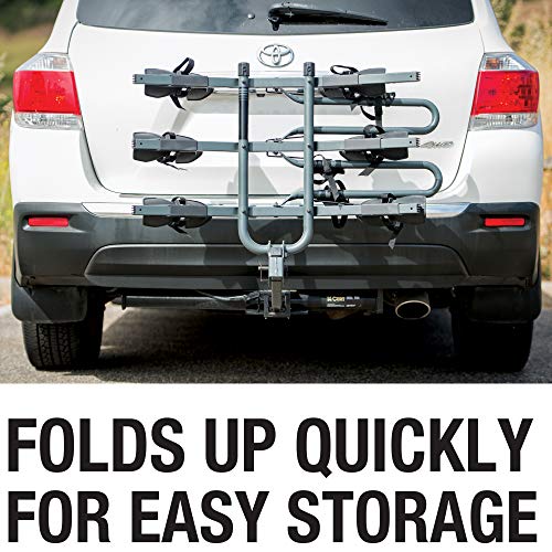 Bell Right Up 350 3-Bicycle Hitch Rack - Fits 12-29 Inch Bikes, 11/4&2 Inch Receivers