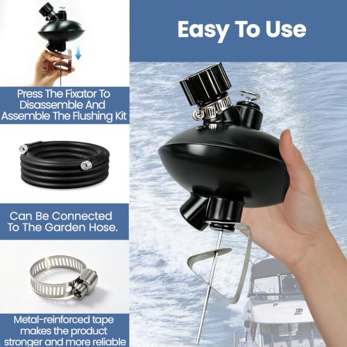 Outboard Motor Flushing Kit for Mercury & Mariner 20 HP+ 9.9/15 HP 4-Stroke