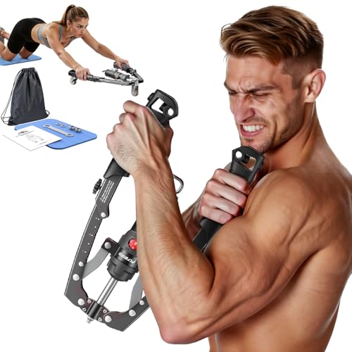 Black FLYBIRD Hydraulic Power Twister Arm Trainer 3-in-1 Chest & Arm Workout Equipment