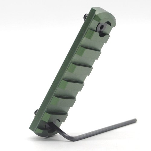 TriRock Outdoor Keymod Rail Section Olive Drab Green Color for Picatinny & Weaver Rail
