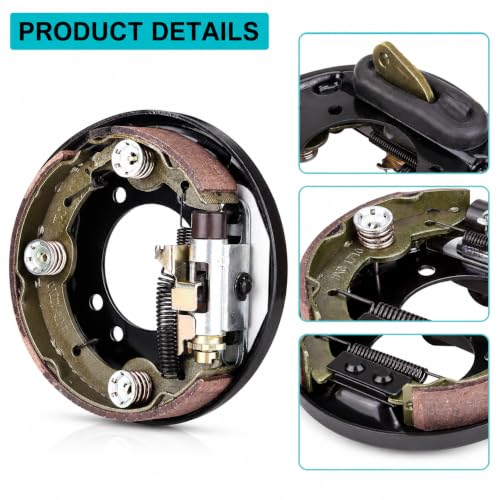 Golf Cart Brake Assembly for Yamaha G14-G22 & EZGO TXT Medalist - Rear Brake Shoes