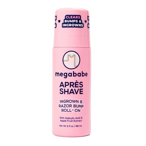 Megababe Après Shave Roll-On Treatment - Post-Shave & Waxing Care for Ingrown Hairs | 3.0 fl oz