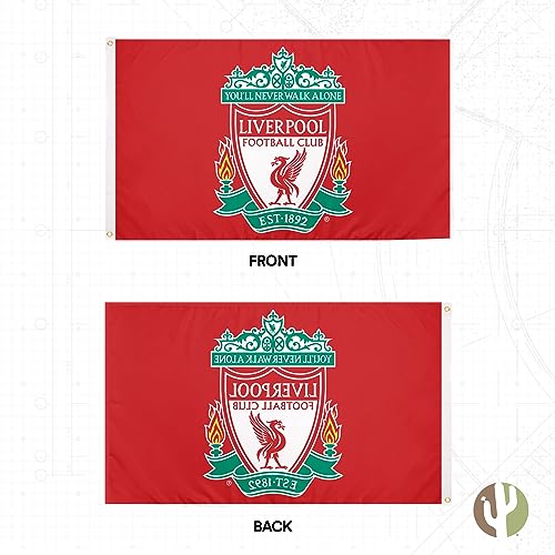 Liverpool FC Desert Cactus 3x5 Outdoor Soccer Flag - Red 1