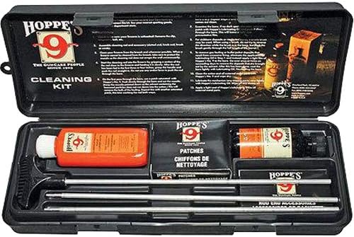 Hoppe's No. 9 Cleaning Kit - Universal .22-.225 Caliber Rifle/Pistol with Aluminum Rod