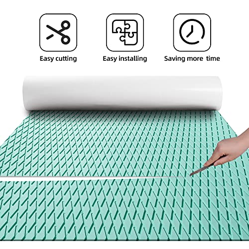Green EVA Foam Boat Flooring Camouflage Traction Pad - 94.5 x 47.2 Inches