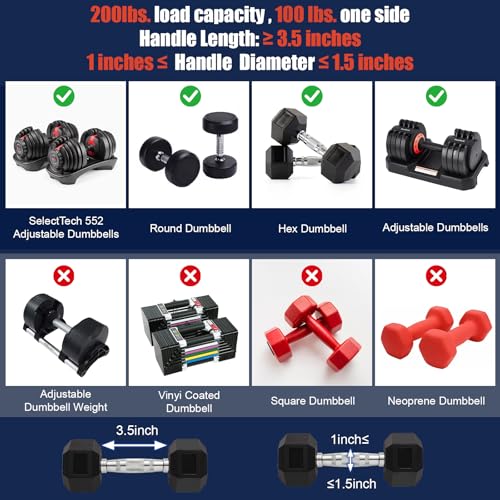 Dumbbell to Barbell Converter - Adjustable EZ Curl Bar for Home Gym