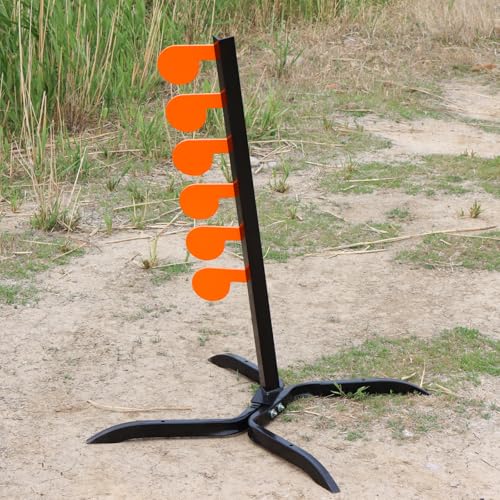 AR500 Steel Dueling Tree Shooting Target Kit with Stand and Paddles