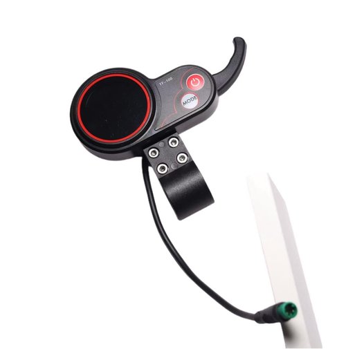 Jfentrwa TF-100 5PIN 36V-60V Electric Scooter Throttle Controller - Multi-Function Waterproof LCD Display for Kugoo/Kaabo/Dualtron/VSETT, Plug and Play Installation