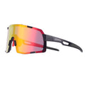 Xenchi Sports Sunglasses for Men & Women, UV Protection, Polarized & Non-Polarized, Myopia Frame, Cycling & Running Glasses (Red)