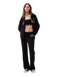 Gap Women's Heritage Boot Cut Jogger True Black Medium