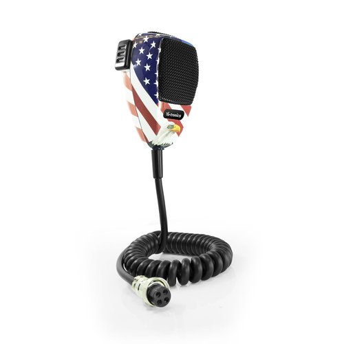 Y YO-TRONICS CB Microphone-4 Pin Noise Canceling CB Microphone, Amateur Radio and SSB Communications, Special USA Edition (YTM-CB66 USA)