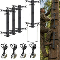 FUNHORUN 4 Pack 20-Inch Climbing Sticks with Bonus Aider for Hunting & Tree Stand Setup