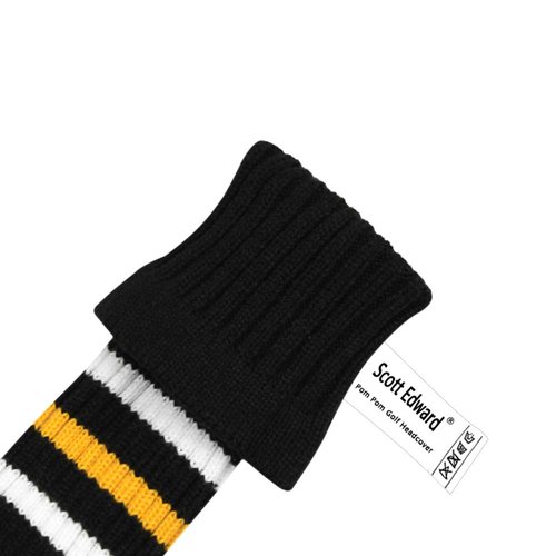 Scott Edward Golf Headcovers for Woods Set of 3 Fits Well Driver(460cc) Fairway Wood and Hybrid(UT) The Perfect Change for Golf Bag (Mushroom)