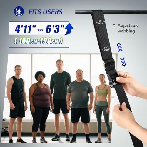 Pull Up Assistance Bands Set with Foot Support Pedal - 5 Resistance Bands 80LBS Blue