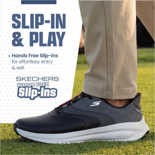 Skechers Men's Flow SI Slip-In Golf Shoes - Size 12 Black
