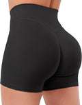 YEOREO Women's High Waisted Gym Workout Shorts - Tummy Control & Hidden Scrunch | 4.5" Booty Shorts