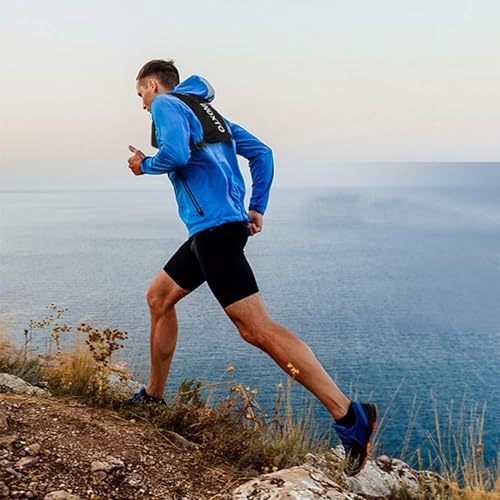 INOXTO Hydration Running Vest with Soft Flask - Black & White, Lightweight